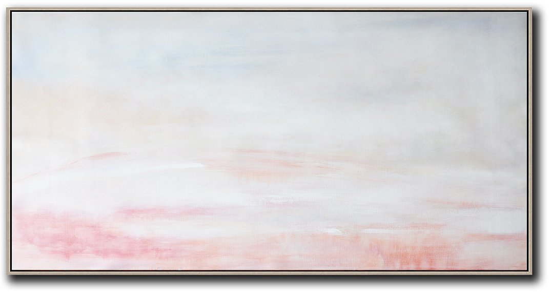 Hand-painted large Panoramic Abstract landscape Art on canvas where can i buy canvas prints
